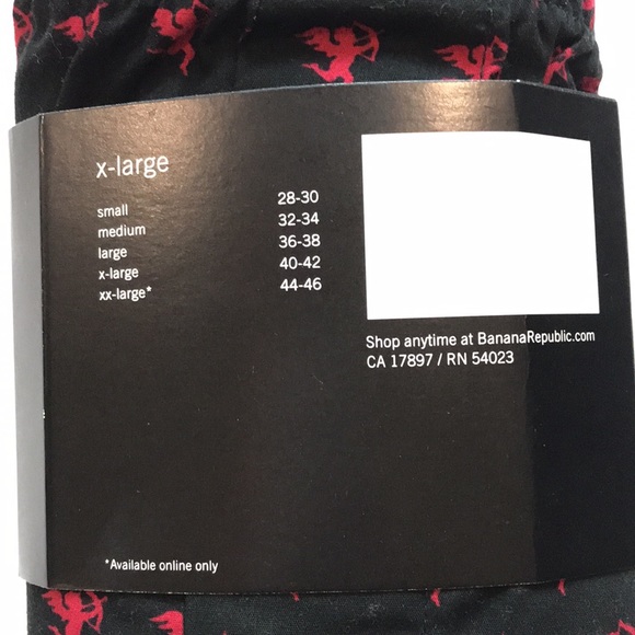 NWT Black Banana Republic Men’s Boxers Size XL - Picture 4 of 4